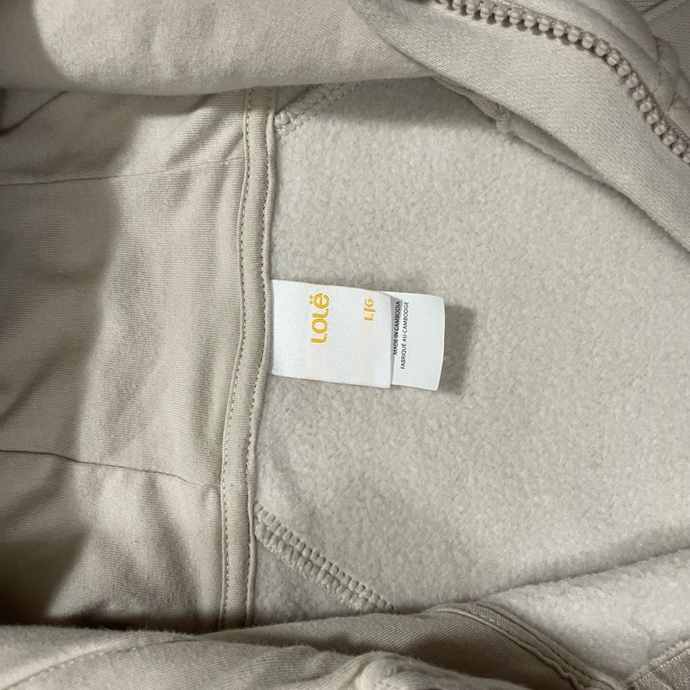 Lolë Scuba style zip up hoodie - Picture 3 of 5